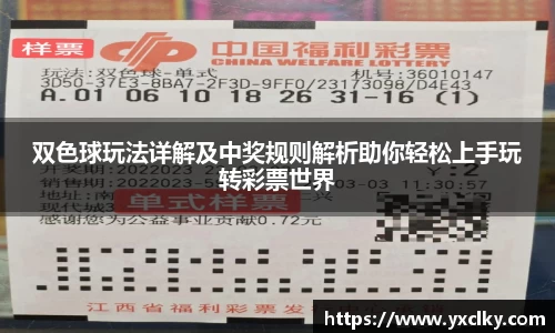 双色球玩法详解及中奖规则解析助你轻松上手玩转彩票世界
